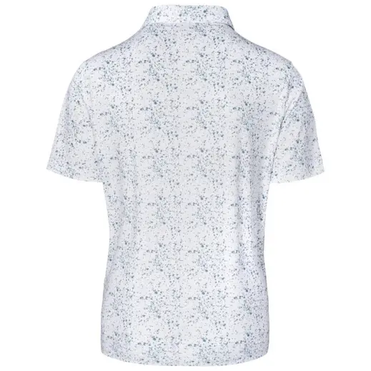 Mens Flexxion Golf Shirt White Back